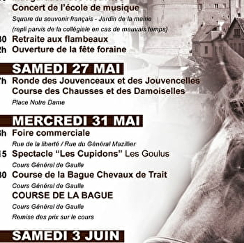Fête foraine - Fêtes de la Bague - SEMUR-EN-AUXOIS