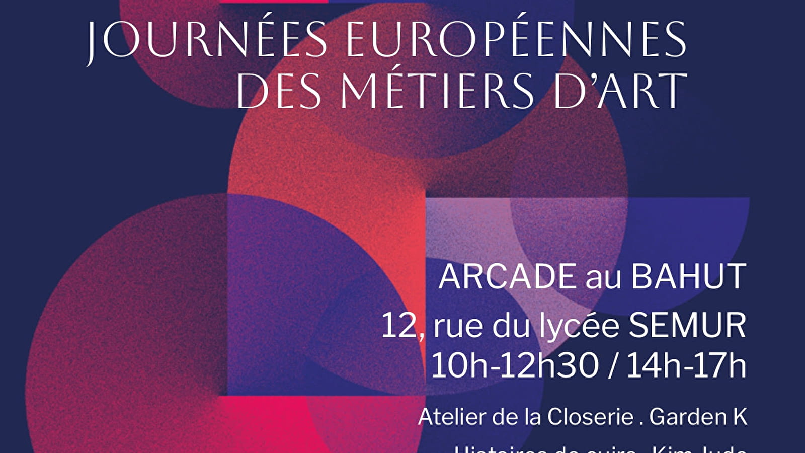 Journées européennes des métiers d'art