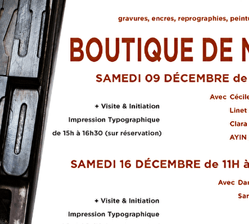 Boutique de Noël INTAGLIO et invités - SEMUR-EN-AUXOIS