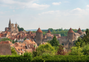 Panorama sur Semur en Auxois