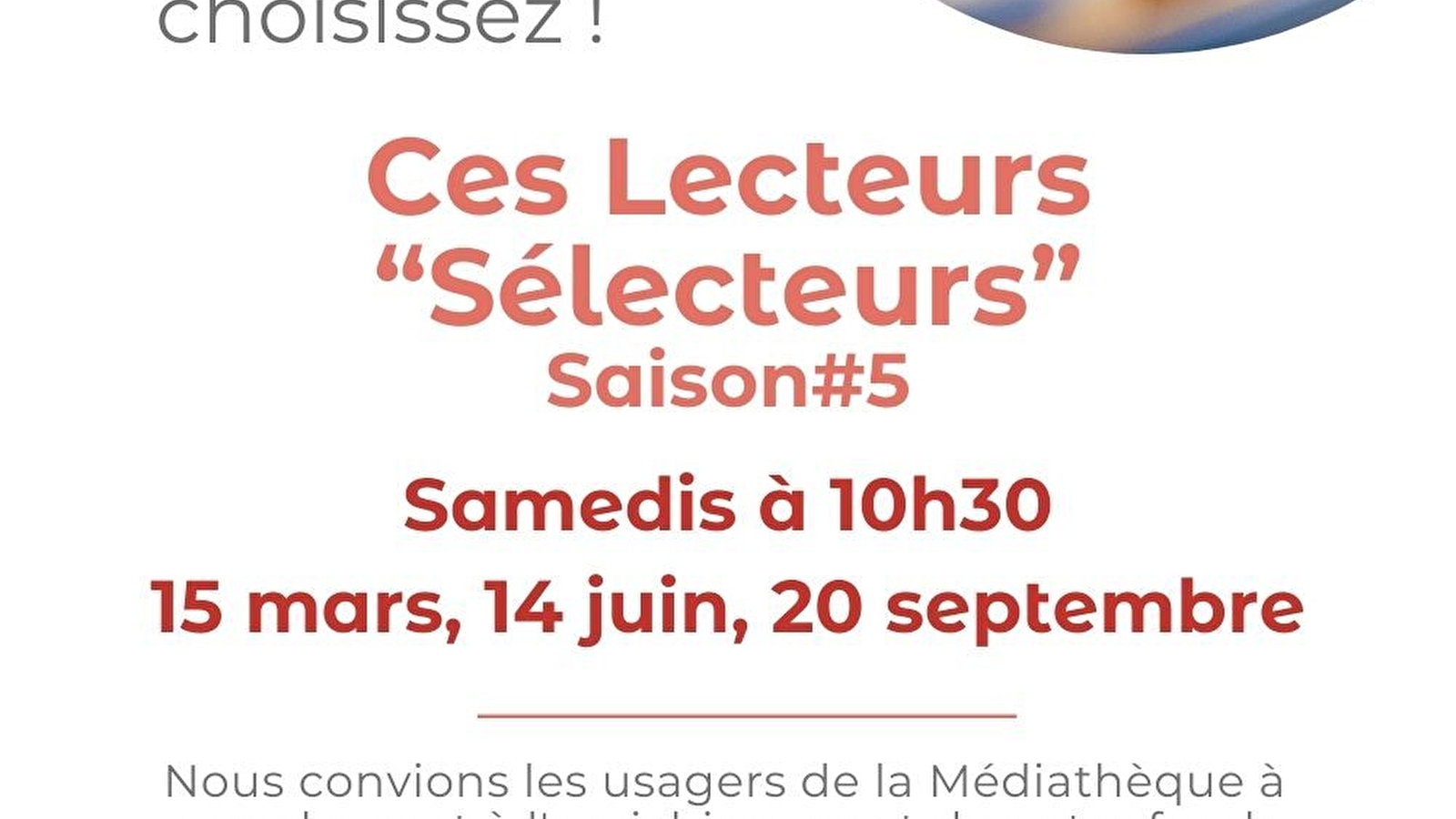 Atelier Ces lecteurs 'sélecteurs'