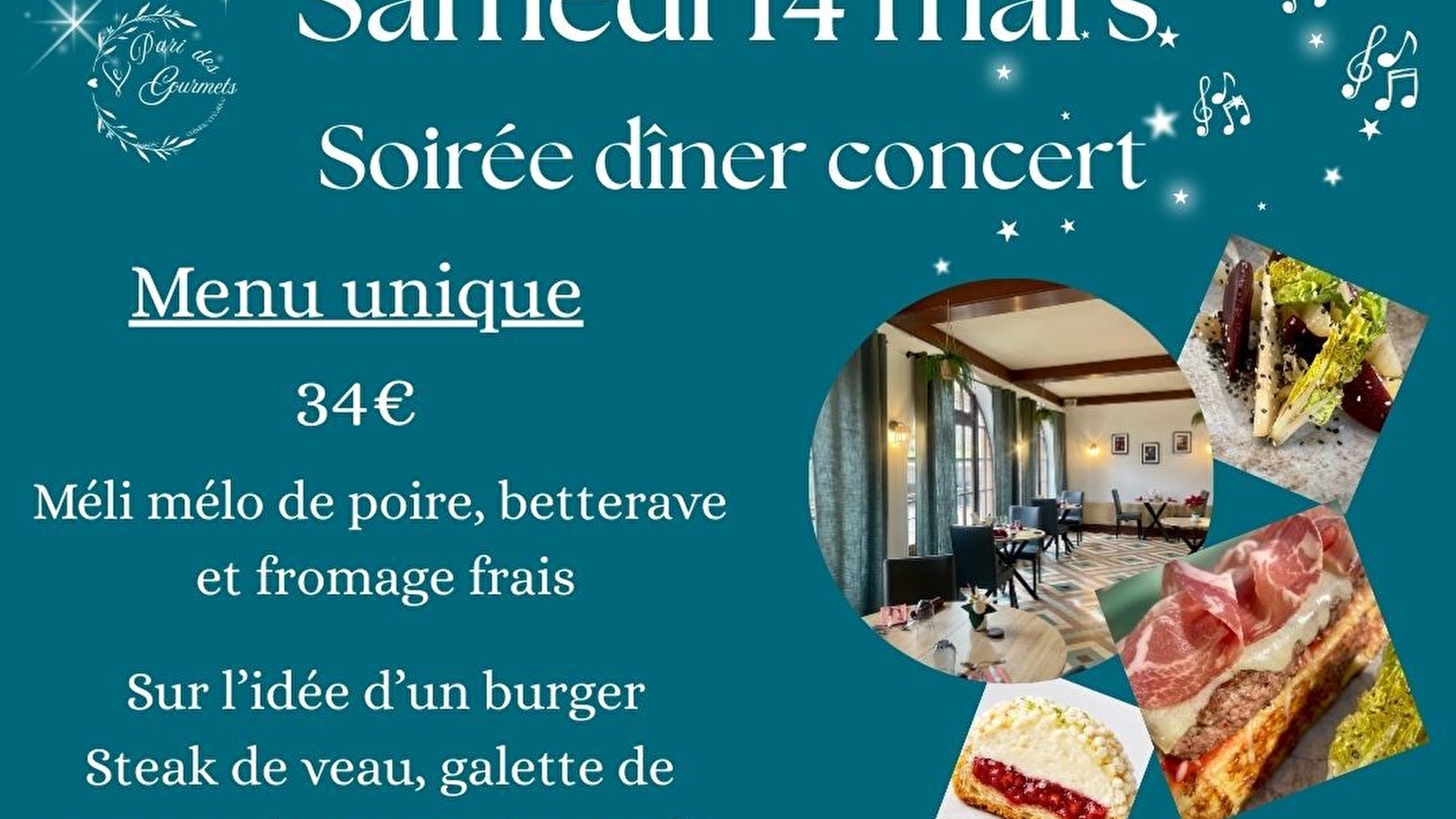 Soirée dîner concert