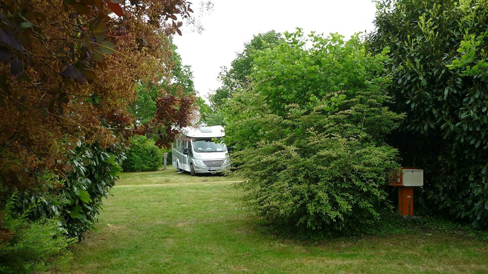 Aire pour camping-cars du camping du Lac de Pont