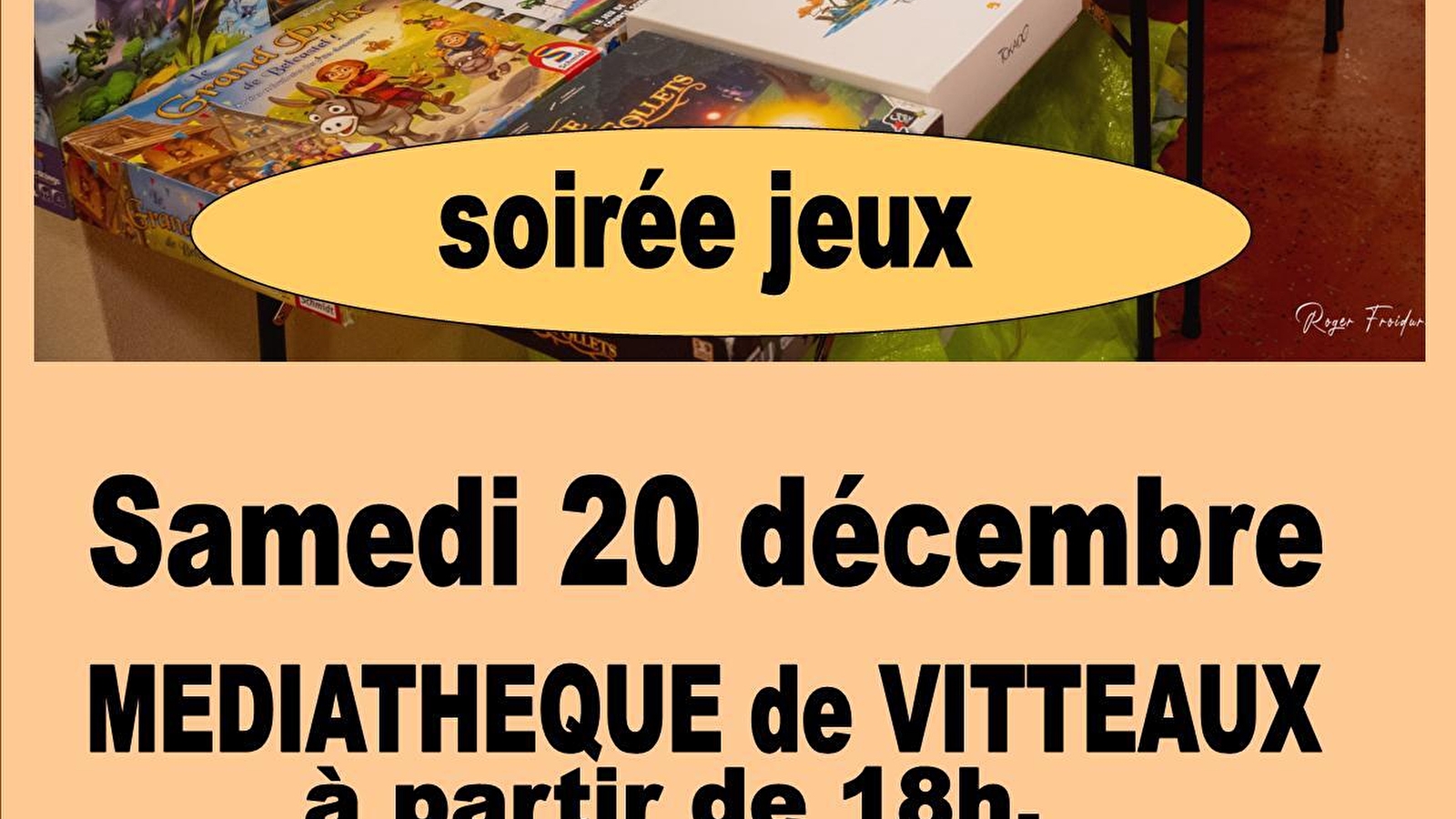 Vitt'eaux Jeux - soirée Jeux de société