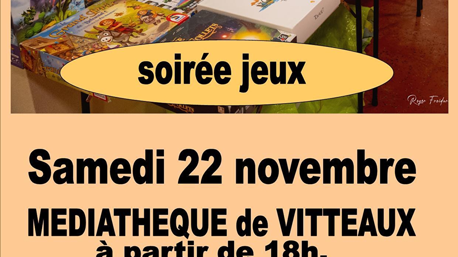 Vitt'eaux Jeux - soirée Jeux de société