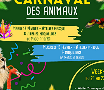 Carnaval des animaux - Journées déguisées et ateliers - ARNAY-SOUS-VITTEAUX