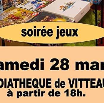 Vitt'eaux Jeux - soirée Jeux de société - VITTEAUX