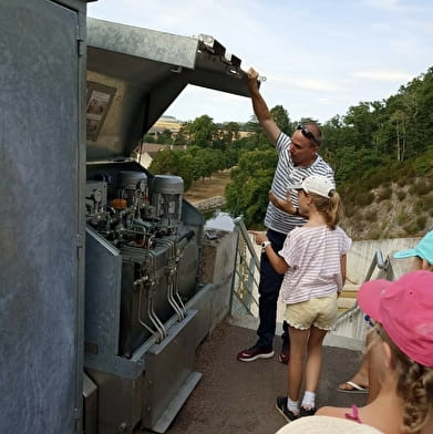 Visite du barrage du lac de Pont 