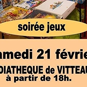 Vitt'eaux Jeux - soirée Jeux de société - VITTEAUX